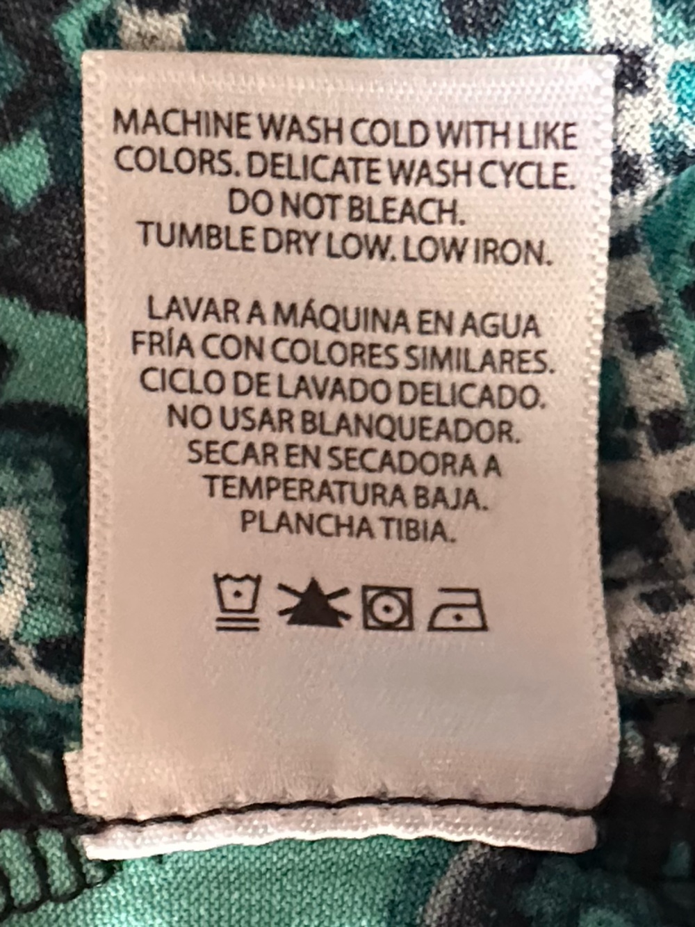 Women's Teal Paisley Maxi Skirt - Picture 3 of 4